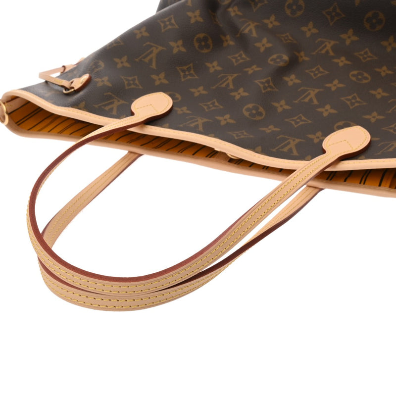 LOUIS VUITTON ルイヴィトン モノグラム ネヴァーフル インサイドアウト MM ブラウン ジョーヌ サフラン M11947 レディース モノグラムキャンバス トートバッグ 新品 銀蔵