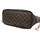LOUIS VUITTON ルイヴィトン モノグラム ネヴァーフル インサイドアウト MM ブラウン ジョーヌ サフラン M11947 レディース モノグラムキャンバス トートバッグ 新品 銀蔵