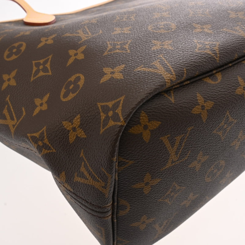 LOUIS VUITTON ルイヴィトン モノグラム ネヴァーフル インサイドアウト MM ブラウン ジョーヌ サフラン M11947 レディース モノグラムキャンバス トートバッグ 新品 銀蔵
