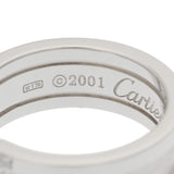 CARTIER カルティエ 2Cリング ダイヤ #49 8.5号 レディース K18ホワイトゴールド WG リング・指輪 Aランク 中古 銀蔵