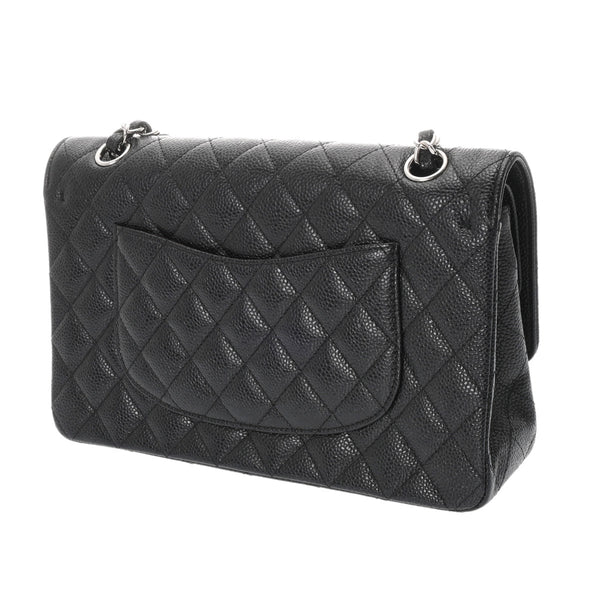 CHANEL シャネル マトラッセ クラシック ハンドバッグ 25cm ブラック A01112 レディース グレインドカーフスキン ショルダーバッグ Aランク 中古 銀蔵