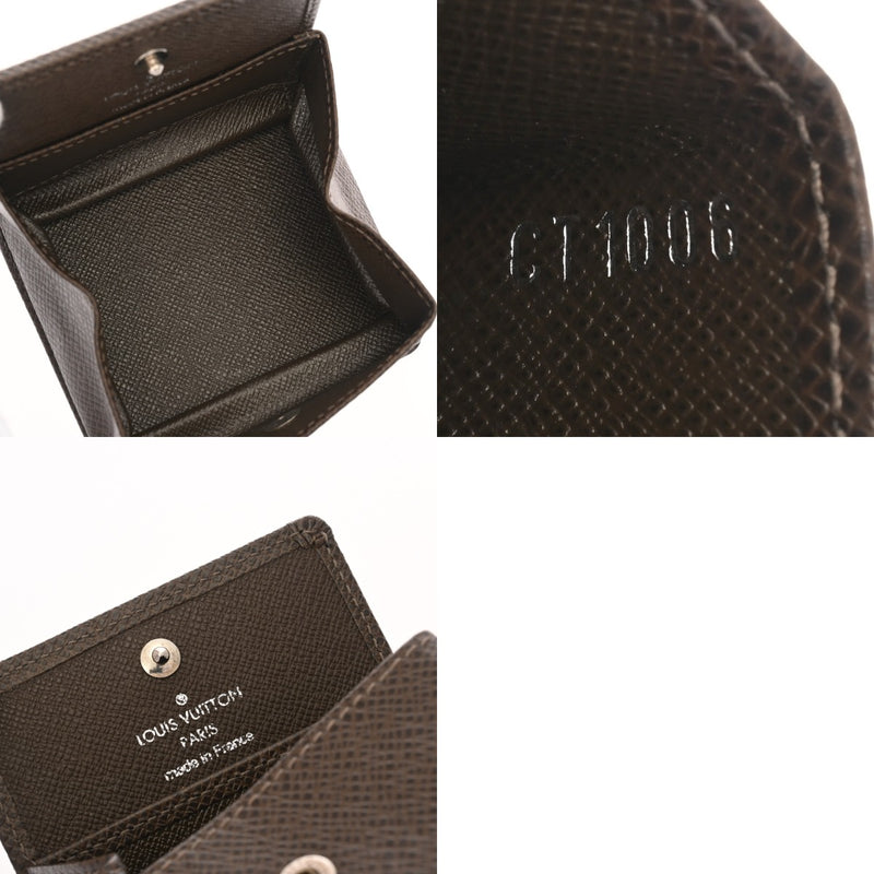 LOUIS VUITTON ルイヴィトン タイガ ポルトモネ ボワット グリズリ― M30388 メンズ レザー コインケース ABランク 中古 銀蔵