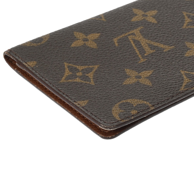 LOUIS VUITTON ルイヴィトン モノグラム ポルト2カルト ヴェルティカル ブラウン M60533 ユニセックス モノグラムキャンバス パスケース Bランク 中古 銀蔵