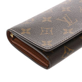LOUIS VUITTON ルイヴィトン モノグラム ポルトモネ ビエ トレゾール ブラウン M61730 ユニセックス モノグラムキャンバス 二つ折り財布 ABランク 中古 銀蔵
