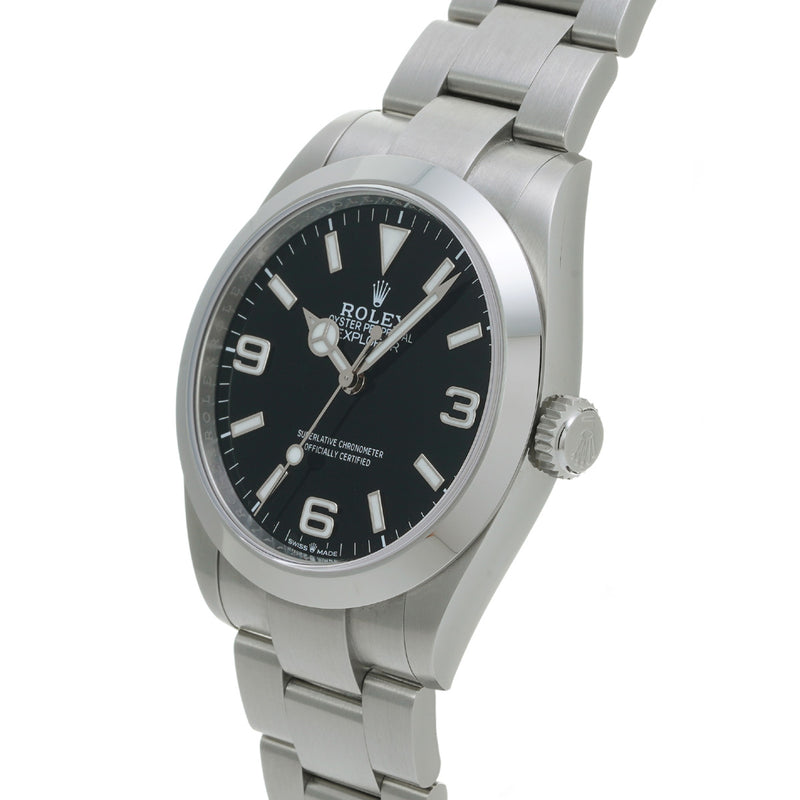 ロレックス エクスプローラー1 40 224270 ランダムシリアル ブラック メンズ 腕時計 自動巻き 銀蔵