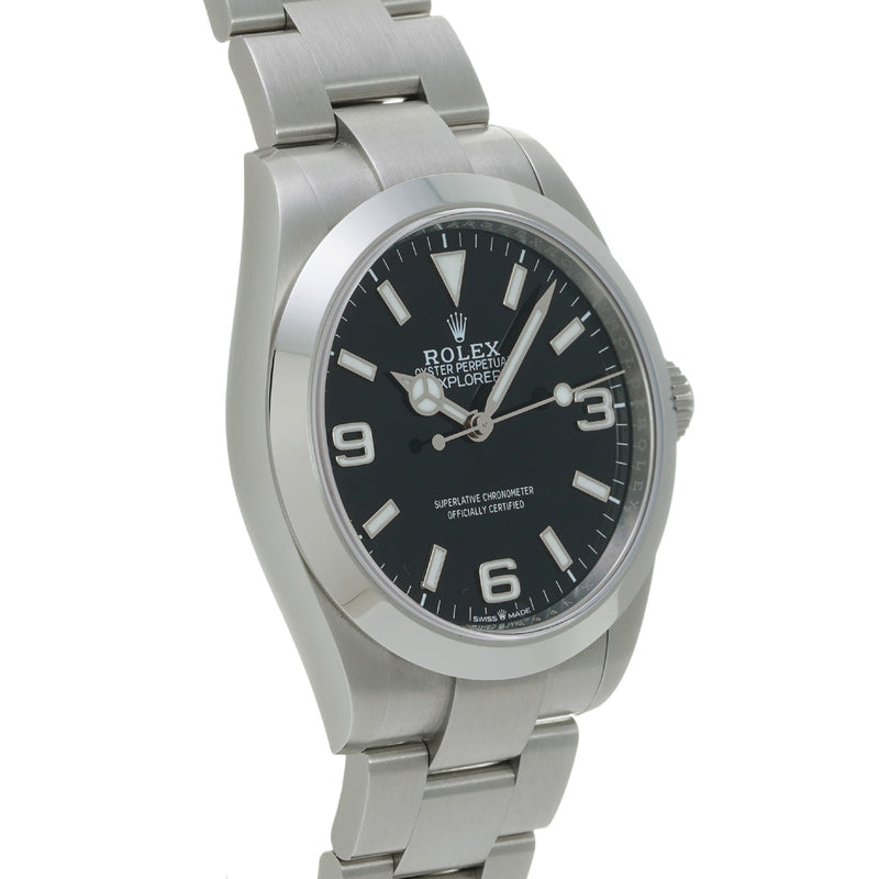 ロレックス エクスプローラー1 40 224270 ランダムシリアル ブラック メンズ 腕時計 自動巻き 銀蔵
