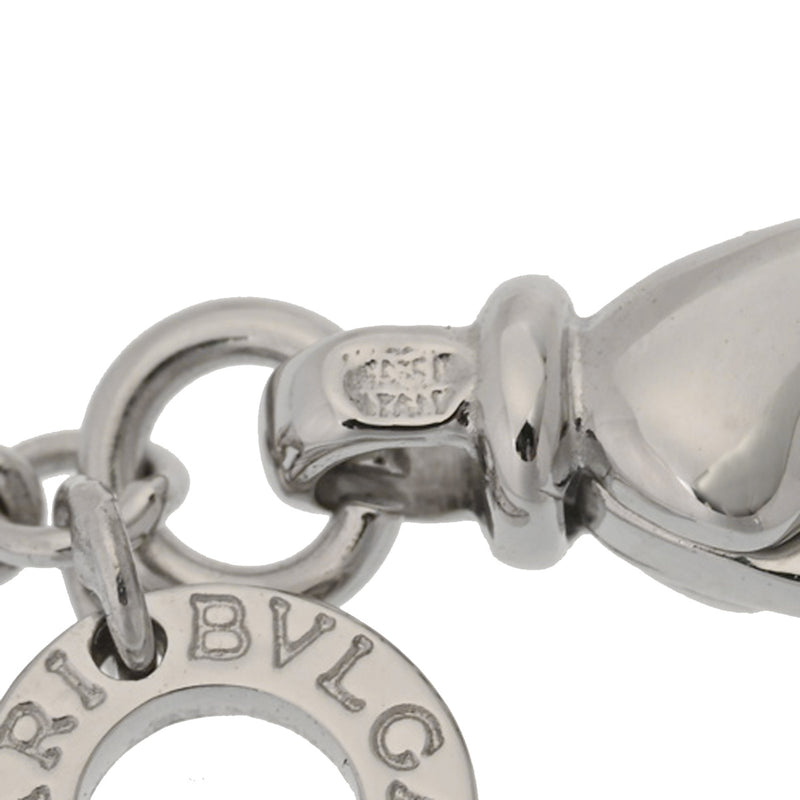 BVLGARI ブルガリ B-ZERO1 旧型 レディース K18ホワイトゴールド ネックレス Aランク 中古 銀蔵