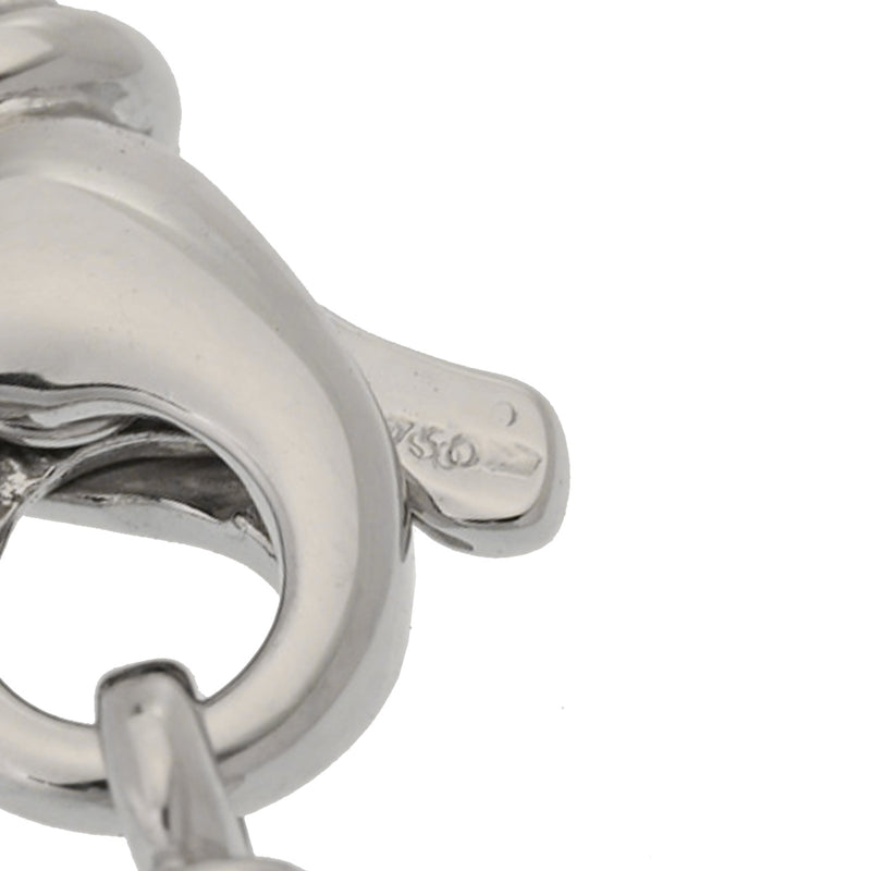 BVLGARI ブルガリ B-ZERO1 旧型 レディース K18ホワイトゴールド ネックレス Aランク 中古 銀蔵