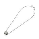 BVLGARI ブルガリ B-ZERO1 旧型 レディース K18ホワイトゴールド ネックレス Aランク 中古 銀蔵