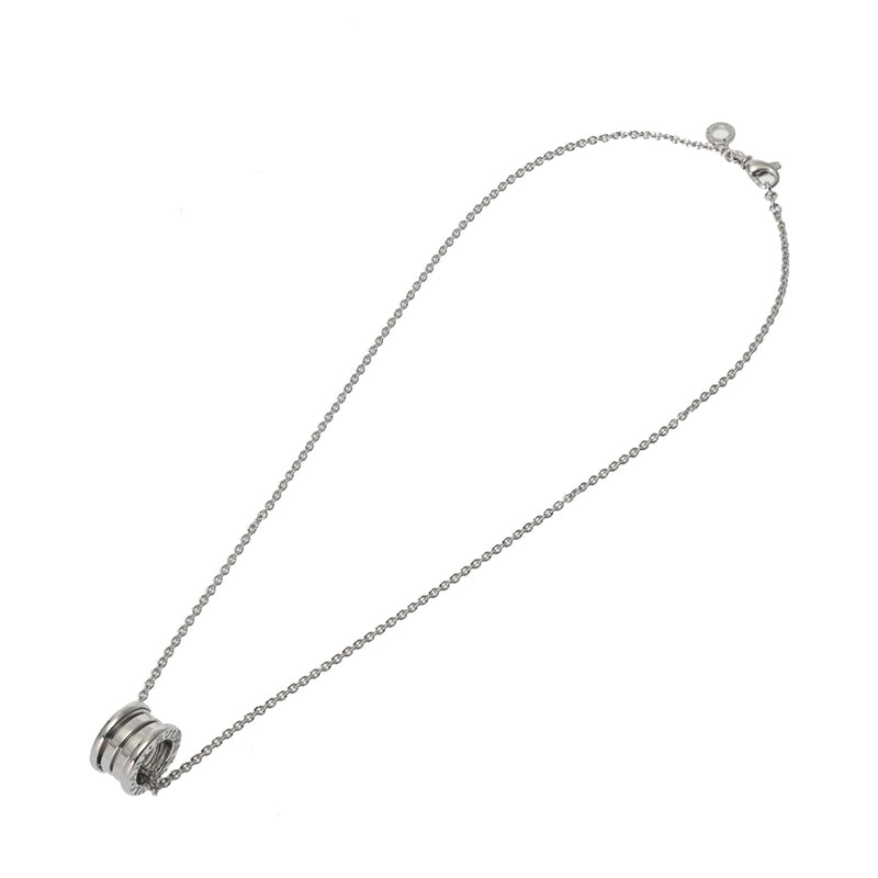 BVLGARI ブルガリ B-ZERO1 旧型 レディース K18ホワイトゴールド ネックレス Aランク 中古 銀蔵