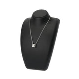 BVLGARI ブルガリ B-ZERO1 旧型 レディース K18ホワイトゴールド ネックレス Aランク 中古 銀蔵