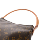 LOUIS VUITTON ルイヴィトン モノグラム ルーピング GM ブラウン M51145 レディース モノグラムキャンバス ワンショルダーバッグ Bランク 中古 銀蔵