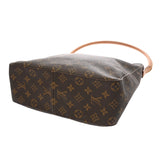 LOUIS VUITTON ルイヴィトン モノグラム ルーピング GM ブラウン M51145 レディース モノグラムキャンバス ワンショルダーバッグ Bランク 中古 銀蔵