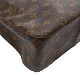 LOUIS VUITTON ルイヴィトン モノグラム ルーピング GM ブラウン M51145 レディース モノグラムキャンバス ワンショルダーバッグ Bランク 中古 銀蔵