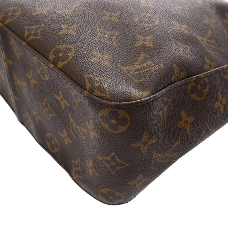 LOUIS VUITTON ルイヴィトン モノグラム ルーピング GM ブラウン M51145 レディース モノグラムキャンバス ワンショルダーバッグ Bランク 中古 銀蔵