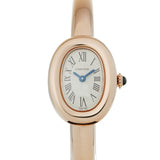 カルティエ ミニベニュワール #16 WGBA0020 ホワイト レディース 腕時計 クォーツ 中古 銀蔵