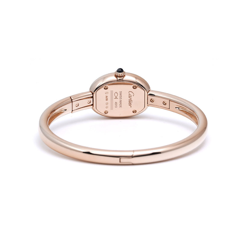 カルティエ ミニベニュワール #16 WGBA0020 ホワイト レディース 腕時計 クォーツ 中古 銀蔵