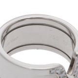 CARTIER カルティエ C2 リング  ダイヤ #52 12号 メンズ K18ホワイトゴールド WG リング・指輪 Aランク 中古 銀蔵