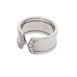 CARTIER カルティエ C2 リング  ダイヤ #52 12号 メンズ K18ホワイトゴールド WG リング・指輪 Aランク 中古 銀蔵