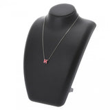 HERMES エルメス ミニポップアッシュH ネックレス シルバー金具 ピンク レディース GP ネックレス Aランク 中古 銀蔵