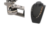 LOUIS VUITTON ルイヴィトン モノグラム コリエ チェーンネックレス シルバー ゴールド ブラック M01190 メンズ GP ネックレス Aランク 中古 銀蔵