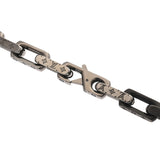 LOUIS VUITTON ルイヴィトン モノグラム コリエ チェーンネックレス シルバー ゴールド ブラック M01190 メンズ GP ネックレス Aランク 中古 銀蔵