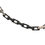LOUIS VUITTON ルイヴィトン モノグラム コリエ チェーンネックレス シルバー ゴールド ブラック M01190 メンズ GP ネックレス Aランク 中古 銀蔵