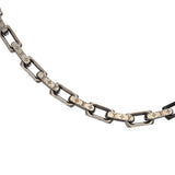 LOUIS VUITTON ルイヴィトン モノグラム コリエ チェーンネックレス シルバー ゴールド ブラック M01190 メンズ GP ネックレス Aランク 中古 銀蔵