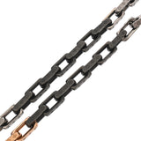 LOUIS VUITTON ルイヴィトン モノグラム コリエ チェーンネックレス シルバー ゴールド ブラック M01190 メンズ GP ネックレス Aランク 中古 銀蔵