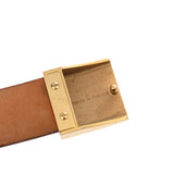 LOUIS VUITTON ルイヴィトン マルチカラー サンチュール キャレ 90cm ノワール ゴールド金具 M9271 レディース モノグラムマルチカラー ベルト Bランク 中古 銀蔵