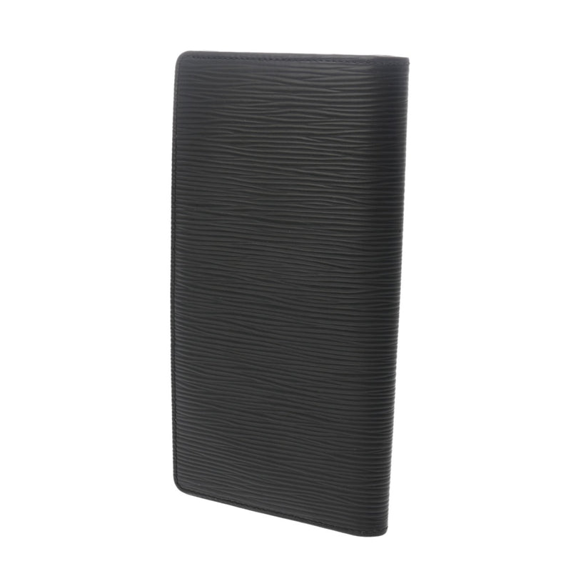 LOUIS VUITTON ルイヴィトン エピ ポルトフォイユ ブラザ 旧型 ノワール M60622 メンズ エピレザー 長財布 ABランク 中古 銀蔵