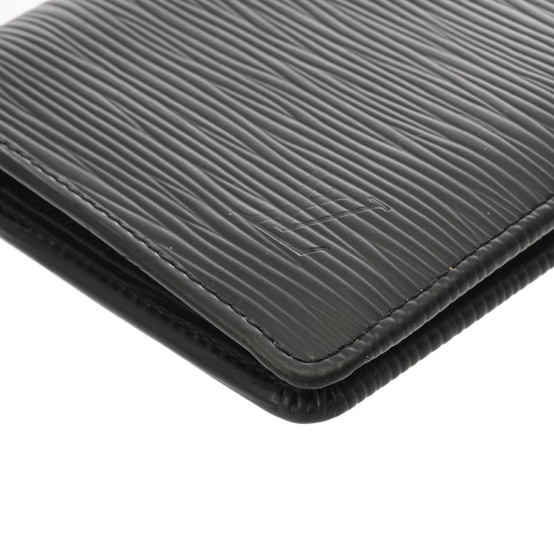 LOUIS VUITTON ルイヴィトン エピ ポルトフォイユ ブラザ 旧型 ノワール M60622 メンズ エピレザー 長財布 ABランク 中古 銀蔵