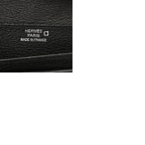 HERMES エルメス ベアンスフレ 黒系 □J刻印(2006年頃) レディース アリゲーター 長財布 Bランク 中古 銀蔵