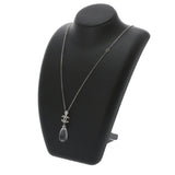 CHANEL シャネル ココマーク ネックレス SV ラインストーン 18年モデル シルバー レディース ラインストーン ネックレス Aランク 中古 銀蔵