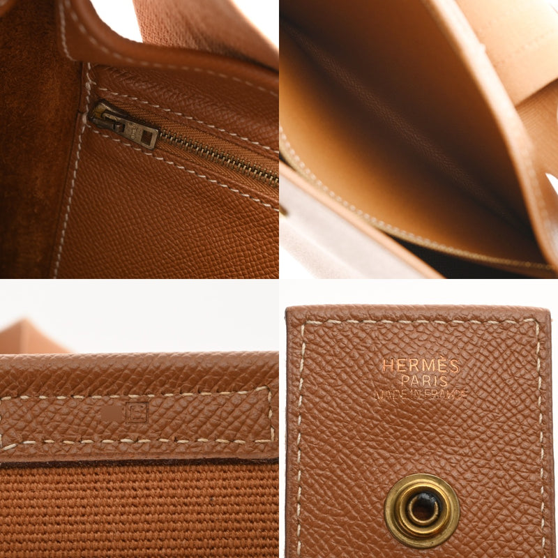 HERMES エルメス サコ ゴールド □B刻印(1998年頃) ユニセックス クシュベル ショルダーバッグ Bランク 中古 銀蔵