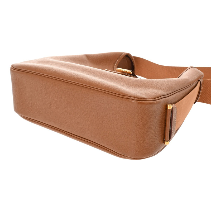HERMES エルメス サコ ゴールド □B刻印(1998年頃) ユニセックス クシュベル ショルダーバッグ Bランク 中古 銀蔵