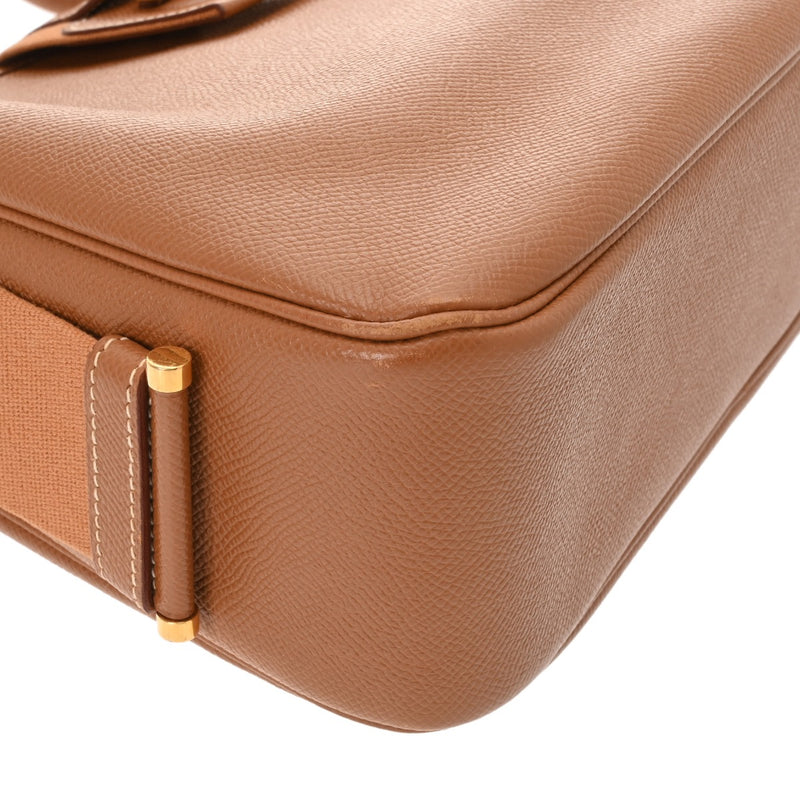 HERMES エルメス サコ ゴールド □B刻印(1998年頃) ユニセックス クシュベル ショルダーバッグ Bランク 中古 銀蔵