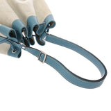 HERMES エルメス マーケット PM ブルージーン □C刻印(1999年頃) レディース トゴ トワル ショルダーバッグ Bランク 中古 銀蔵