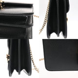 GUCCI グッチ インターロッキングショルダー アウトレット品 ブラック 510304 レディース カーフ ショルダーバッグ Bランク 中古 銀蔵