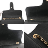 GUCCI グッチ インターロッキングショルダー アウトレット品 ブラック 510304 レディース カーフ ショルダーバッグ Bランク 中古 銀蔵