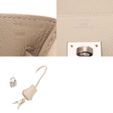 HERMES エルメス バーキン 30 クレ Y刻印(2020年頃) レディース ヴォーエプソン ハンドバッグ Aランク 中古 銀蔵