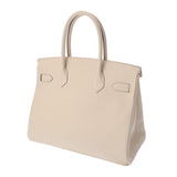 HERMES エルメス バーキン 30 クレ Y刻印(2020年頃) レディース ヴォーエプソン ハンドバッグ Aランク 中古 銀蔵