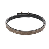 HERMES エルメス ミニコンスタンス Hベルト 80 エトゥープ/ブラック Y刻印(2020年頃) メンズ エプソン ベルト Aランク 中古 銀蔵