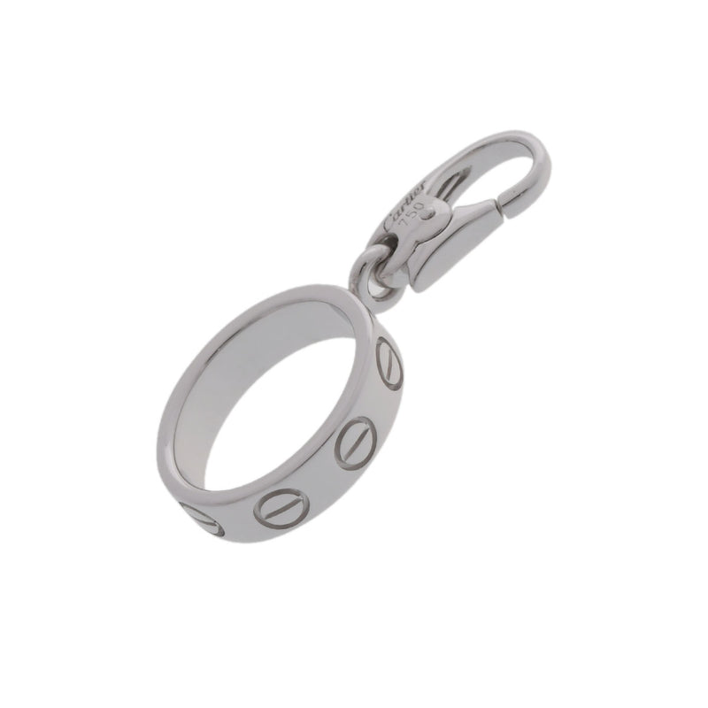CARTIER カルティエ ラブチャーム ユニセックス K18ホワイトゴールド WG チャーム Aランク 中古 銀蔵
