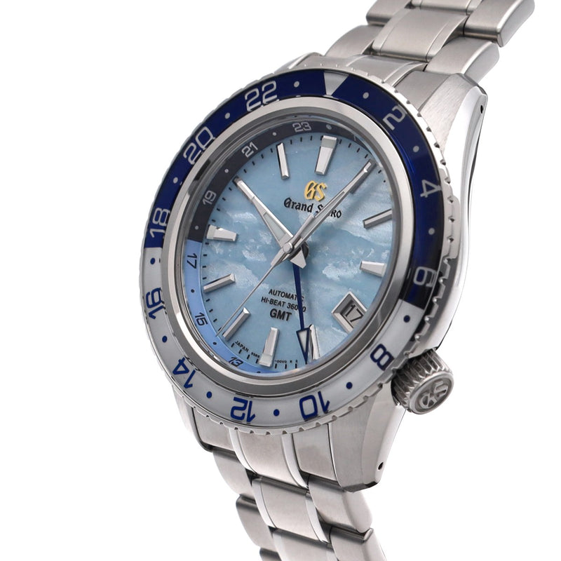 グランドセイコー スポーツコレクション キャリバー9S 25th 雲海文字盤 GMT SBGJ275 スカイブルー メンズ 腕時計 自動巻き 中古 銀蔵