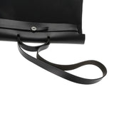 HERMES エルメス エールバッグ ジップ GM 黒/黒 シルバー金具 D刻印(2019年頃) レディース トワルオフィシエ レザー 2WAYバッグ Aランク 中古 銀蔵