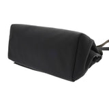 HERMES エルメス エールバッグ ジップ GM 黒/黒 シルバー金具 D刻印(2019年頃) レディース トワルオフィシエ レザー 2WAYバッグ Aランク 中古 銀蔵