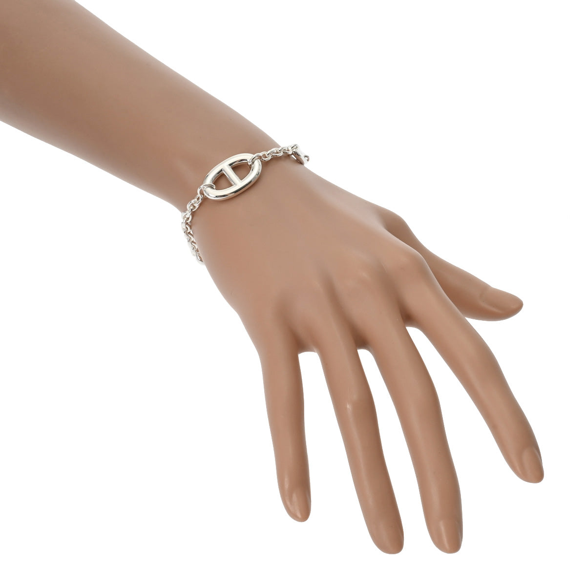 エルメス シェーヌダンクル ファランドール ST シルバー レディース