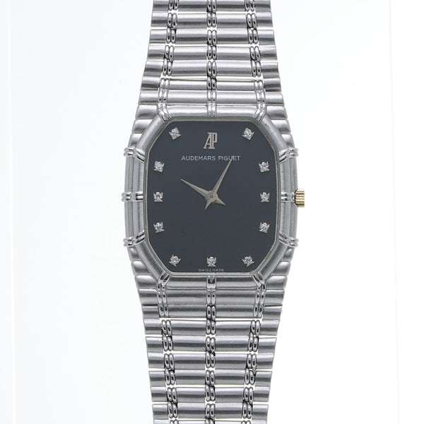 オーデマピゲ バンブー 11PD 80.1g ブラック/ダイヤモンド メンズ 腕時計 クォーツ 中古 銀蔵