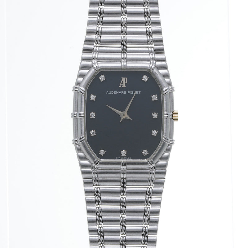 オーデマピゲ バンブー 11PD 80.1g ブラック/ダイヤモンド メンズ 腕時計 クォーツ 中古 銀蔵